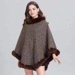 Poncho épais cocooning