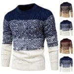Pull tricoté chaud pour homme